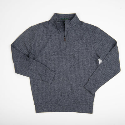 Southern Point Charcoal Herringbone Pullover