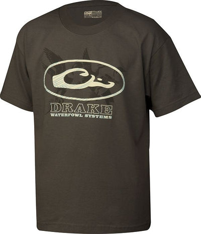 Drake Youth Oval Ducks Logo T-Shirt